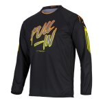 Maillot cross pull - in challenger original flash noir / orange - s