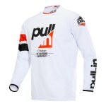 Maillot cross pull - in challenger race rouge / blanc - s