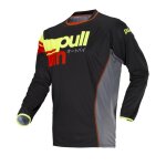 Maillot cross pull - in race noir - xl