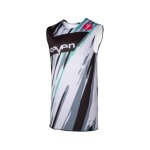 Maillot cross seven zero blur camo over blanc / noir / aqua - s Maillot cross seven zero blur camo over blanc / noir / aqua - s