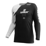 Maillot cross shot contact myst black - l