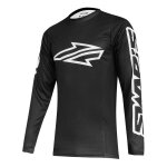 Maillot cross swaps alpha noir - s