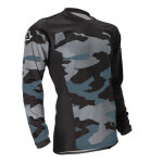 Maillot enduro acerbis x - duro winter noir / gris - l