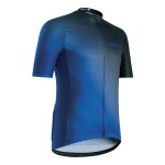 Maillot route manches courtes gist flow bleu / noir - xxl