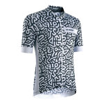 Maillot route manches courtes gist paint noir / blanc - s Maillot route manches courtes gist paint noir / blanc - s