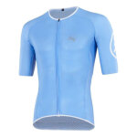 Maillot route mb wear ultralight smile bleu clair unisexe - l