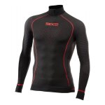 Maillot technique manches longues mixte sixs ts13w cu noir carbon - xs /