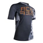 Maillot vlo acerbis mtb combat noir / gris camouflage / orange - s