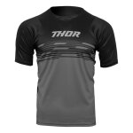 Maillot vlo manches courtes thor assist shiver noir / gris - xs