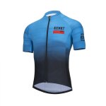 Maillot v�lo de route manches courtes kenny escape summer enfant bleu