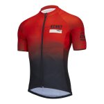 Maillot vlo de route manches courtes kenny tech summer homme rouge / n