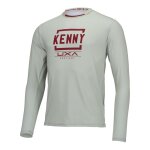 Maillot vlo vtt manches longues kenny prolight enfant beige / rouge - 2