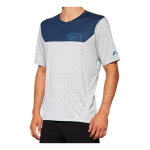 Maillot vtt manches courtes 100% airmatic sp22 bleu / gris - s