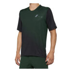 Maillot vtt manches courtes 100% celium sp22 vert / noir - xl