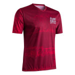 Maillot vtt manches courtes gist dirt rouge - s