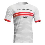 Maillot vtt manches courtes thor assist decoy blanc - xs