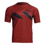 Maillot vtt manches courtes thor assist hazard terracotta - xs