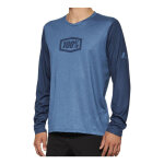 Maillot vtt manches longues 100% airmatic sp22 bleu - s