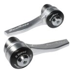 Manettes de d�railleurs au cadre v�lo route sunrace 3x6v � braser