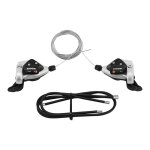 Manettes de drailleurs vtt saiguan 3x7v avec cbles et gaines