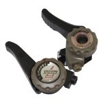 Manettes de dérailleurs vtt ventura 7v à collier sur cintre Manettes de dérailleurs vtt ventura 7v à collier sur cintre