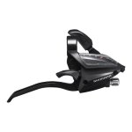 Manette vtt droite shimano stef500 7v pour frein v - brake (4 doigts)