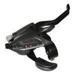 Manette vtt droite shimano stef500 8v pour frein v - brake (2 doigts)
