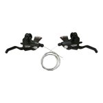 Manettes vtt shimano altus m310 3x8v pour v - brake