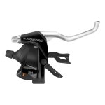 Manettes vtt sunrace stm406 3x7v noir pour freins v - brake