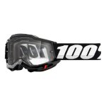 Masque cross 100% accuri 2 enduro black double cran incolore