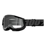 Masque cross 100% strata 2 black cran incolore