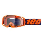 Masque cross 100 % armatic orange fluo clear