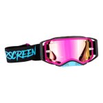 Masque cross airscreen aero 01 ex black / magenta / cyan iridium