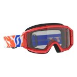 Masque cross enfant scott primal rouge - �cran works clair