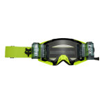 Masque cross fox racing airspace roll off yellow fluo