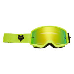 Masque cross fox racing main core spark yellow fluo
