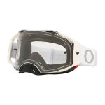 Masque cross oakley airbrake mx - tuff blocks blanc cran transparent