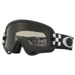 Masque cross oakley xs o frame troy lee designs checker �cran dark gr