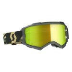 Masque cross scott fury camo kaki cran works chrome jaune