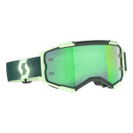 Masque cross scott fury dark green / mint green green chrome works
