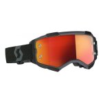 Masque cross scott fury noir cran works chrome orange