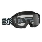Masque cross scott hustle mx noir / blanc �cran clair