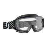 Masque cross scott hustle x mx noir / blanc �cran clair
