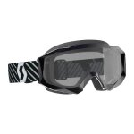 Masque cross scott hustle x mx sand dust noir / blanc �cran clair