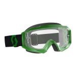 Masque cross scott hustle x mx vert / noir �cran clair