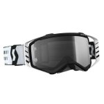 Masque cross scott prospect sand dust blanc / noir �cran light sens
