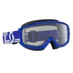 Masque cross scott split otg bleu / blanc �cran clair