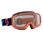 Masque cross scott split otg orange / bleu �cran clair