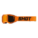 Masque cross shot assault 2. 0 solid iridium neon orange glossy