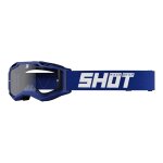 Masque cross shot assault 2. 0 solid navy brillant - �cran transparent